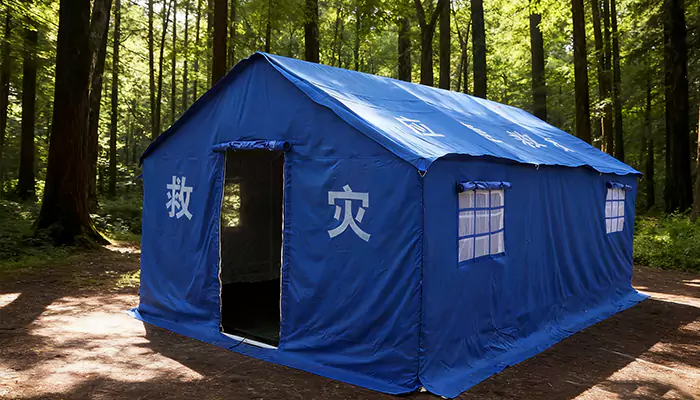 Палаткі аварыйнай дапамогі ўмацоўваюць лінію абароны для захавання жыццяў