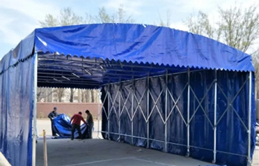 Як усталяваць тканкавы навес для рассоўнай палаткі? Pengcheng Outdoor дае пакрокавае кіраўніцтва па правільнай устаноўцы.