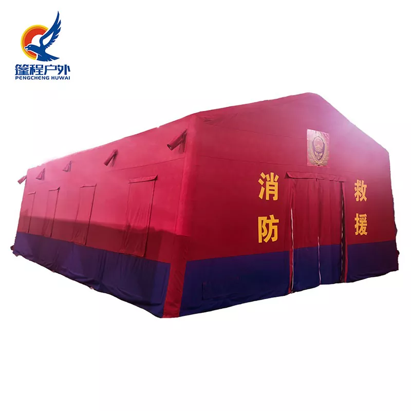 Надзіманая супрацьпажарная палатка
